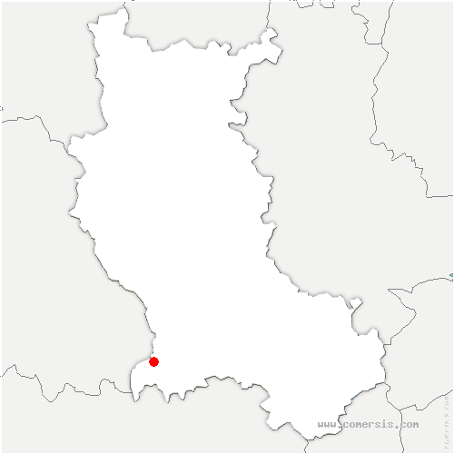 carte de localisation de Apinac