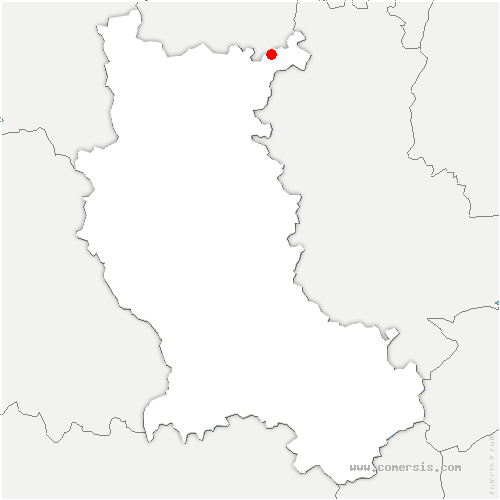 carte de localisation de Belmont-de-la-Loire