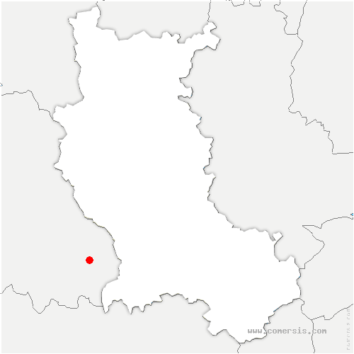 carte de localisation de la Boisse