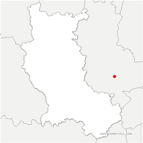 carte de localisation du Brugeron