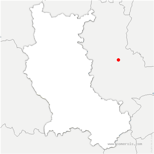 carte de localisation de Celles-sur-Durolle