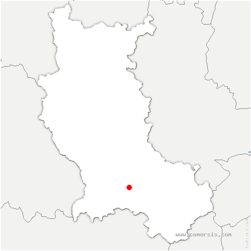 carte de localisation de Chambles
