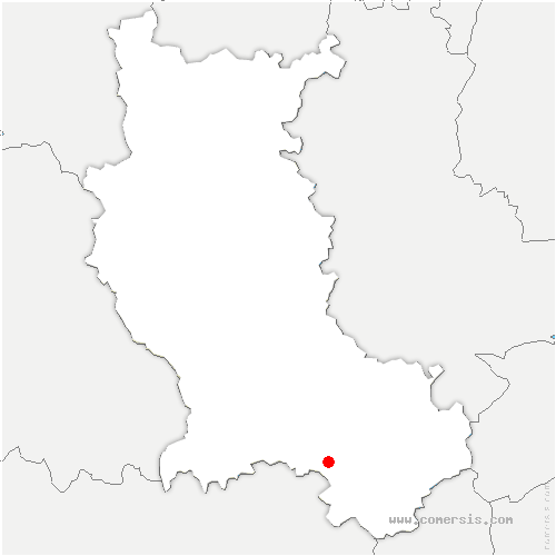 carte de localisation de Chambon-Feugerolles