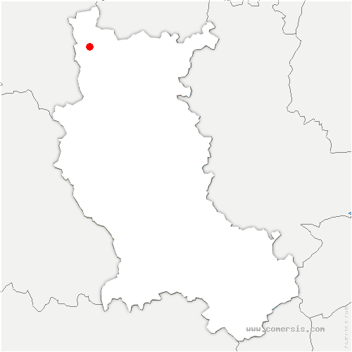 carte de localisation de Changy