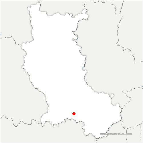 carte de localisation de Chassagny