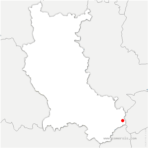carte de localisation de Chavanay