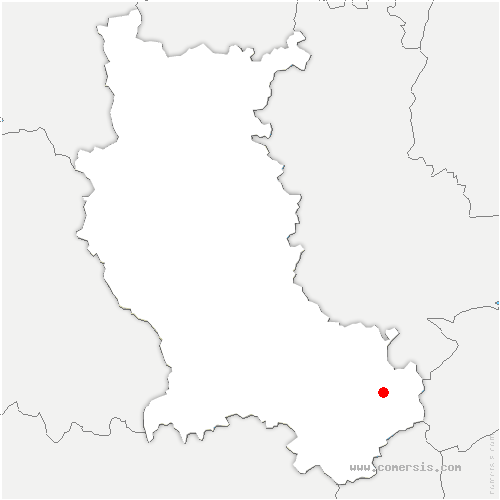carte de localisation de Doizieux