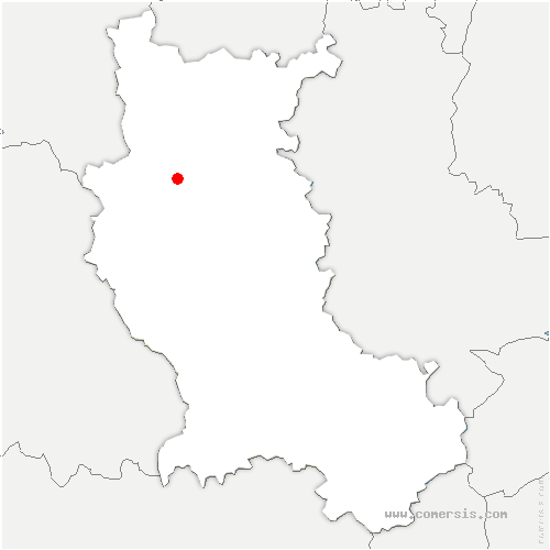 carte de localisation de Grandris