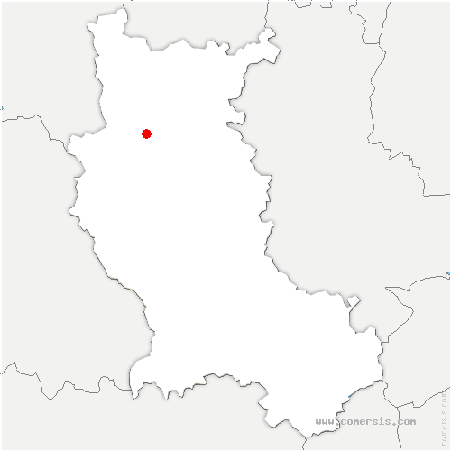 carte de localisation de Lamure-sur-Azergues