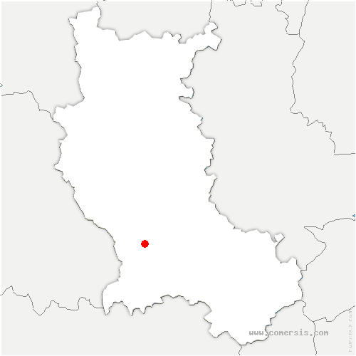 carte de localisation de Lézigneux