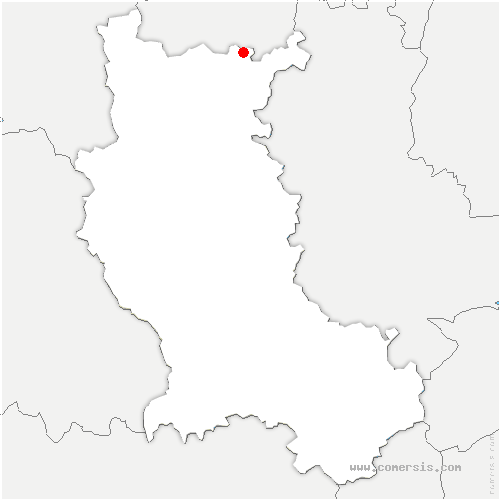 carte de localisation de Maizilly