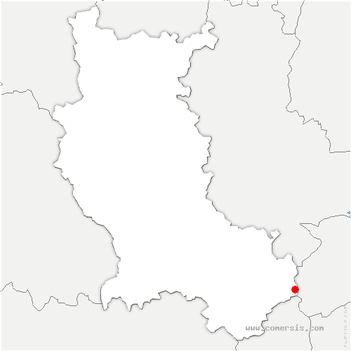 carte de localisation de Malleval
