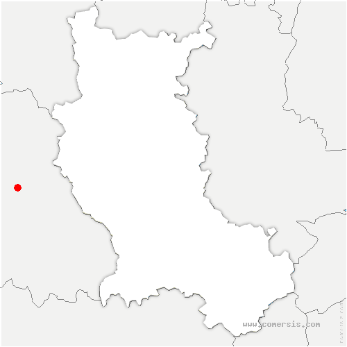 carte de localisation de Messimy-sur-Saône