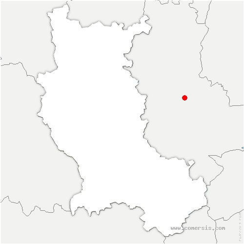 carte de localisation de la Monnerie-le-Montel