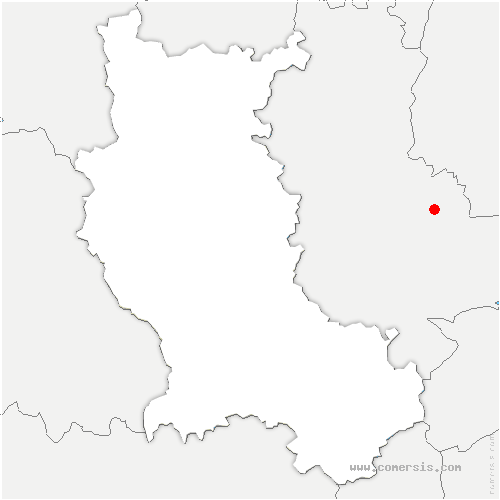 carte de localisation de Montfaucon-en-Velay