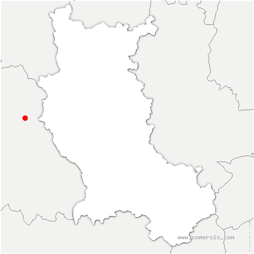 carte de localisation de Peyzieux-sur-Saône