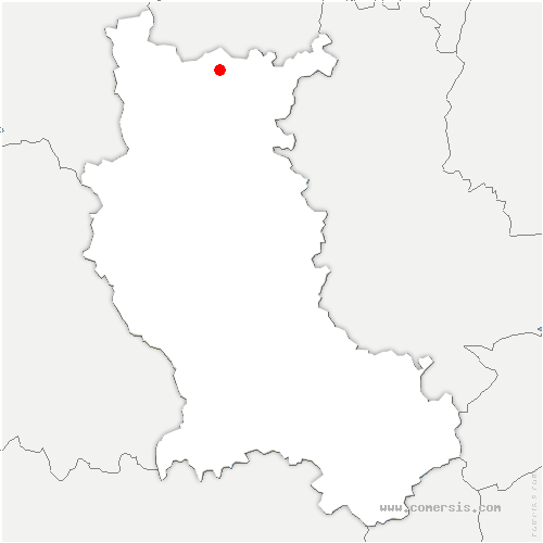 carte de localisation de Pouilly-sous-Charlieu