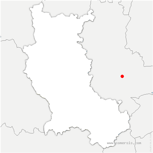 carte de localisation de la Renaudie