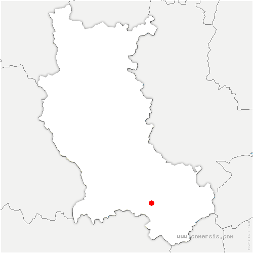 carte de localisation de la Ricamarie