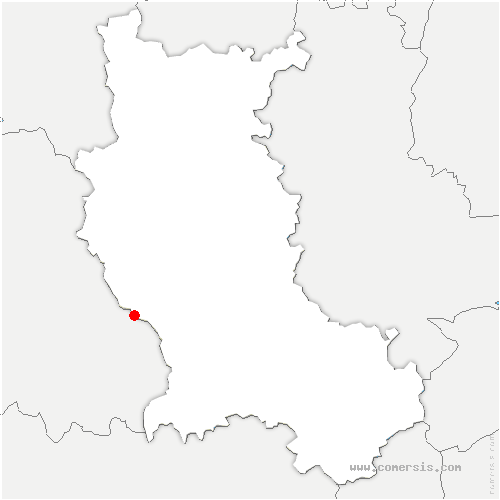 carte de localisation de Roche