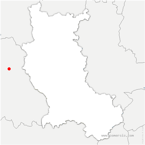 carte de localisation de Sablons