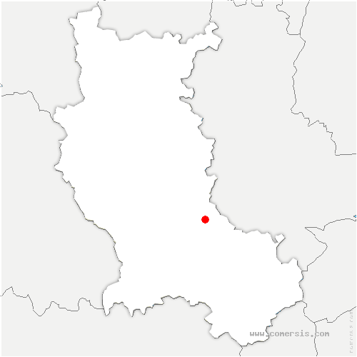 carte de localisation de Saint-Galmier