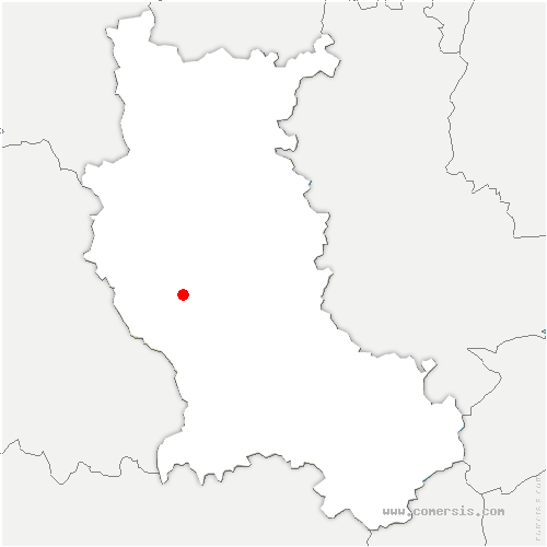 carte de localisation de Saint-Georges-en-Couzan