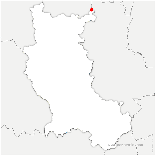 carte de localisation de Saint-Germain-la-Montagne