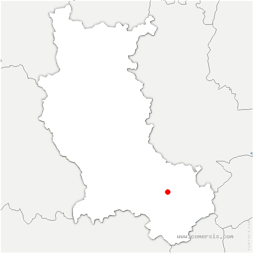 carte de localisation de Saint-Jean-Bonnefonds