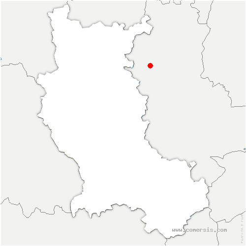 carte de localisation de Saint-Julien-d'Ance