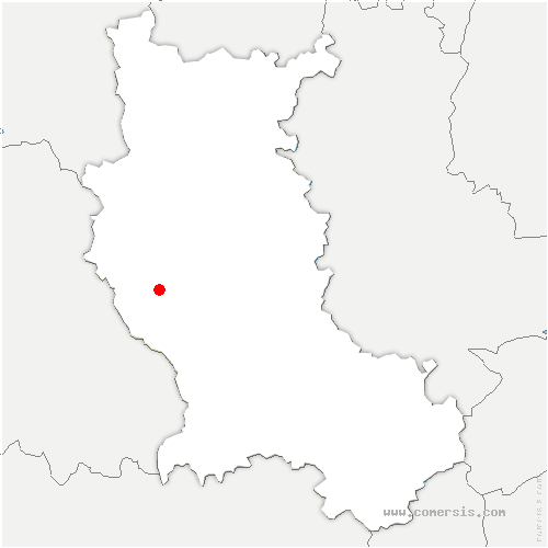 carte de localisation de Saint-Just-en-Bas