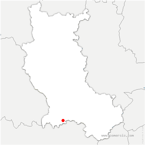 carte de localisation de Saint-Maurice-en-Gourgois