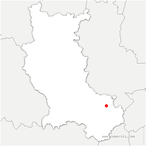 carte de localisation de Saint-Paul-en-Jarez