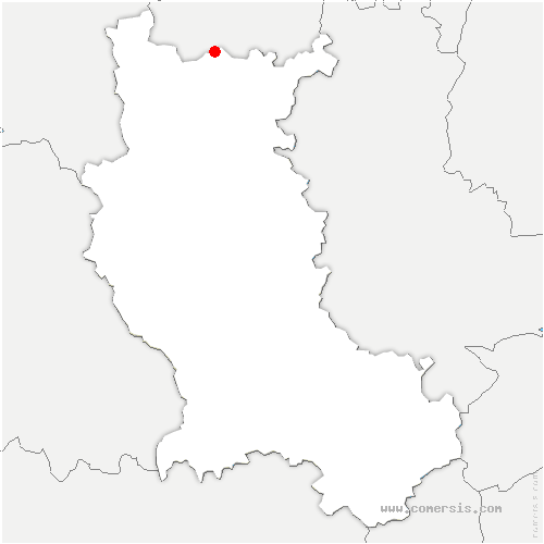 carte de localisation de Saint-Pierre-la-Noaille