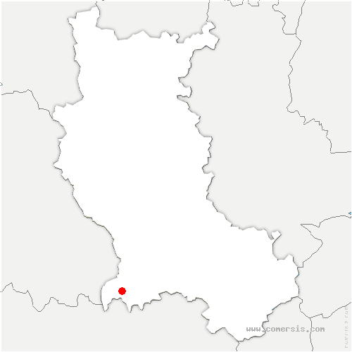 carte de localisation d'Usson-en-Forez
