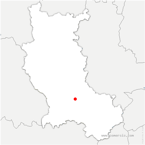 carte de localisation de Veauchette
