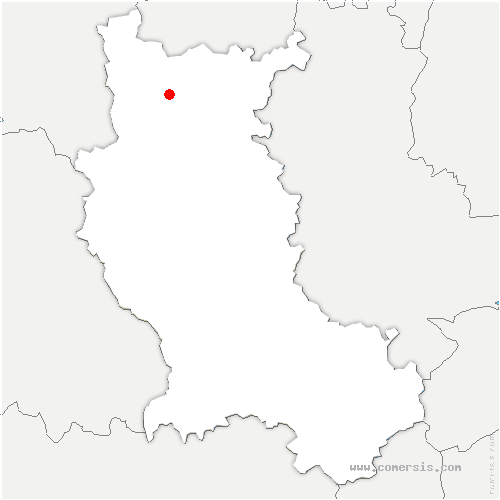 carte de localisation de Vernay