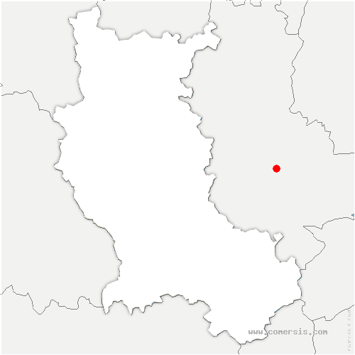 carte de localisation de Vollore-Montagne