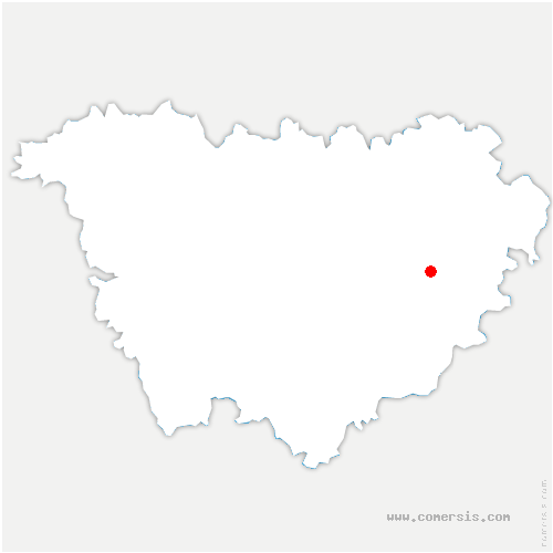 carte de localisation de Araules