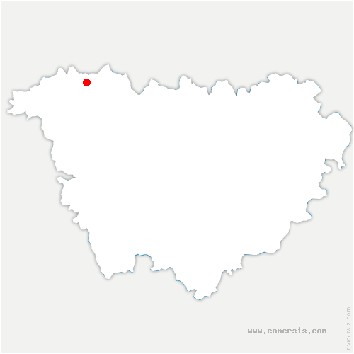 carte de localisation de Azérat