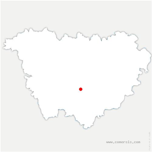 carte de localisation de Bains