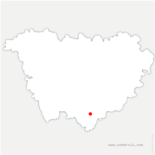 carte de localisation de Bansat