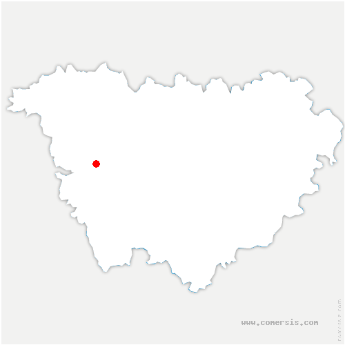 carte de localisation du Béage