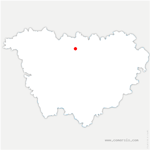 carte de localisation de Beaune-sur-Arzon