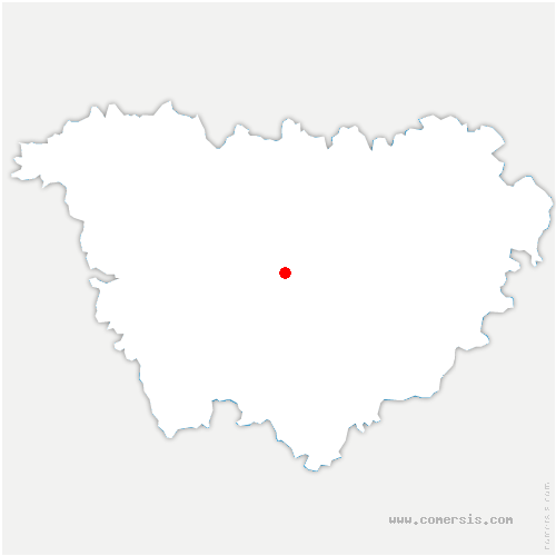 carte de localisation de Borne