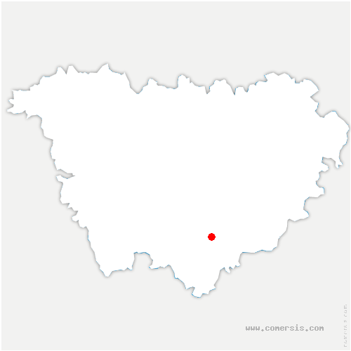 carte de localisation du Brignon