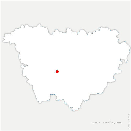 carte de localisation de Chambéon