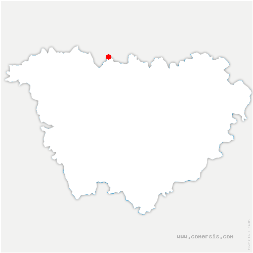 carte de localisation de la Chapelle-Geneste