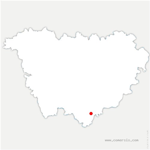 carte de localisation de la Chapelle-sur-Usson