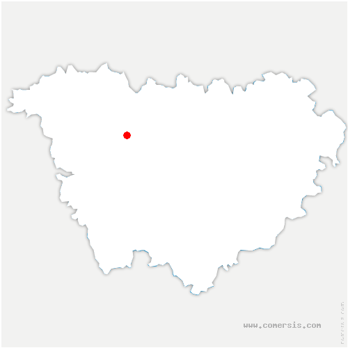 carte de localisation de Chassagnes